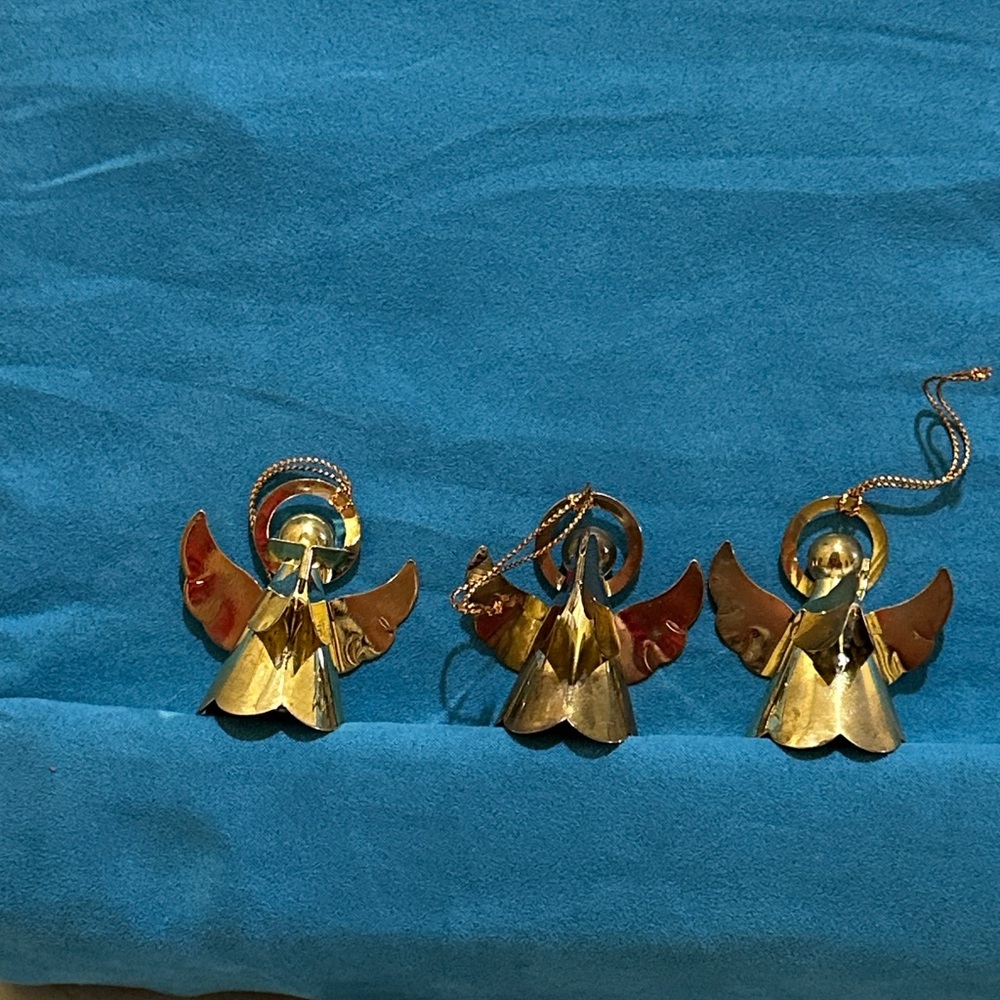 Gold Angel Ornaments